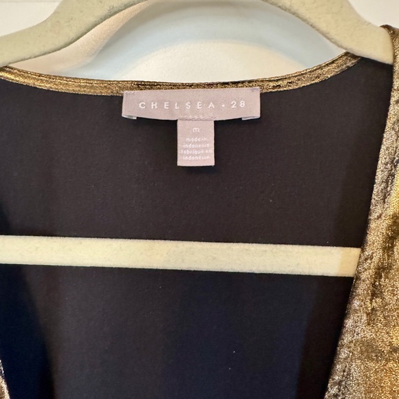 Chelsea28 Gold and Black High Low Dress - Picture 3 of 6